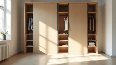 Szafa przesuwna jako ścianka działowa