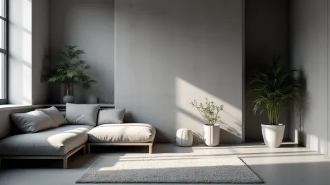 Szare ściany w salonie inspiracje