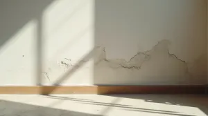 Szczelina między ścianą a podłogą