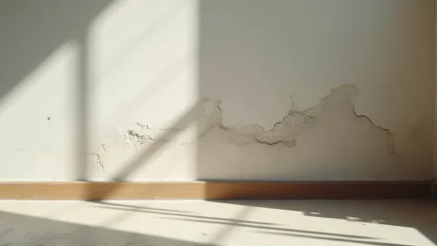 Szczelina między ścianą a podłogą