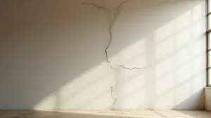 Szczelina między ścianą a sufitem