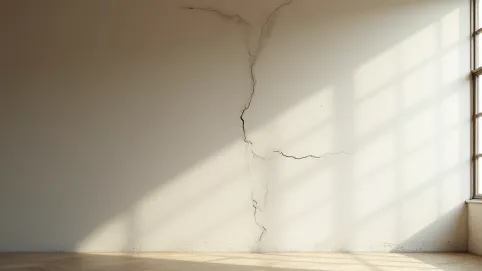 Szczelina między ścianą a sufitem