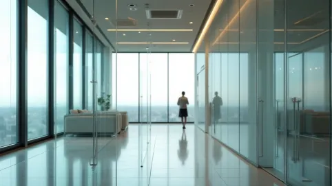 Szklana ściana działowa cena