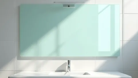 Szkło do łazienki na ścianę