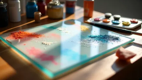 Szkło do malowania A4