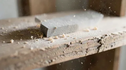 Szlifowanie drewna papierem ściernym