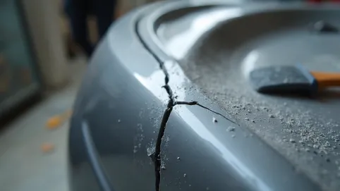 szpachlowanie zderzaka