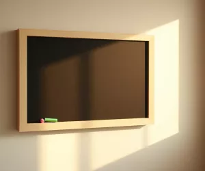 Tablica kredowa dla dzieci na ścianę