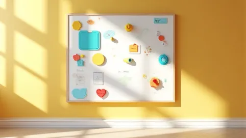 Tablica magnetyczna dla dzieci na ścianę