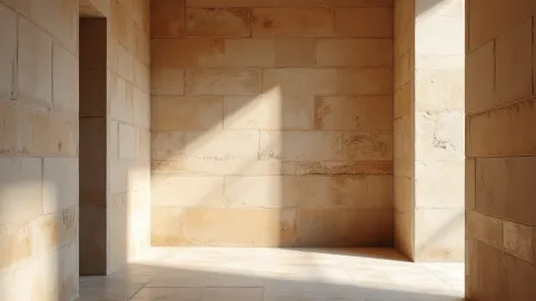 Tynk mozaikowy w przedpokoju