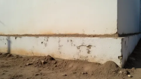 Tynk na cokół wokół domu