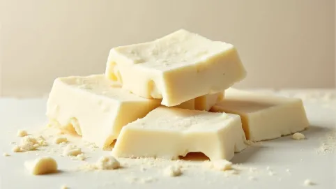 Tynk z białej czekolady