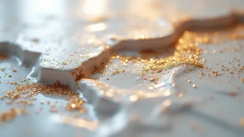 Tynk żywiczny z brokatem