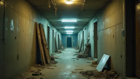 Uciążliwy remont w bloku