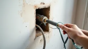Układanie kabli elektrycznych w ścianie cena