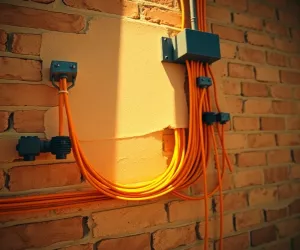 Układanie kabli elektrycznych w ścianie cena