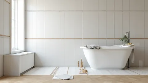 Układanie płytek 120x60 na ścianie cena