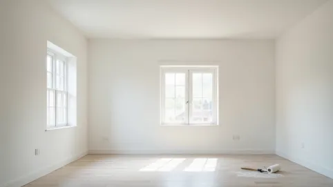 w jakim kierunku malować sufit