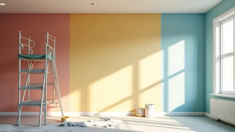 W którą stronę malować sufit