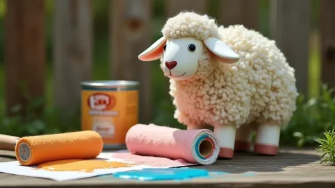 Wałek do malowania baranka