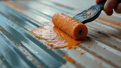 Wałek do malowania blachy falistej