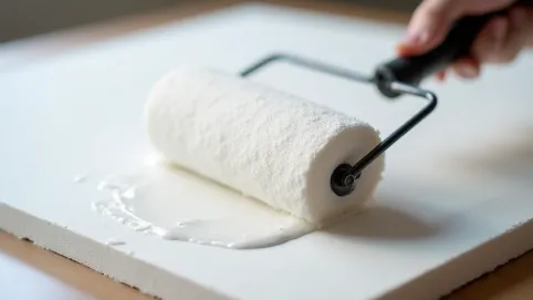 Wałek do malowania kasetonów styropianowych