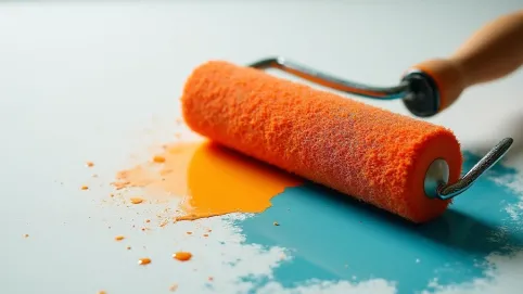 Wałek do malowania z długim włosiem