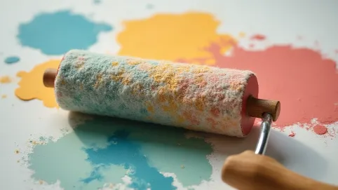 Wałek ze wzorem do malowania