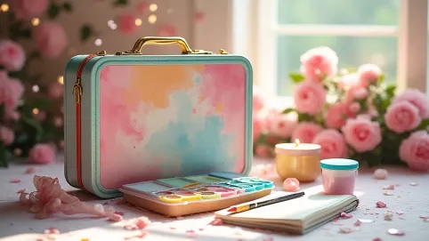 Walizka do Malowania dla dziewczynki