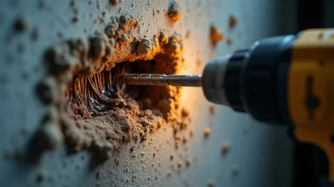 wiercenie w ścianie a kable