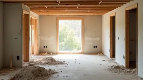 Wyburzenie ściany między kuchnią a pokojem