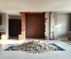 Wyburzenie ściany między kuchnią a pokojem