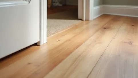 Wykończenie paneli przy drzwiach