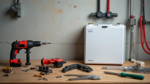 Wymiana baterii ściennej na stojącą