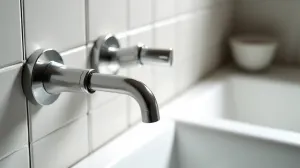 Wysokość baterii umywalkowej ściennej