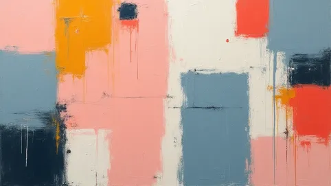 Wzory na ścianie z farby