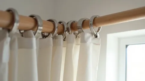 żabki do karniszy drewnianych