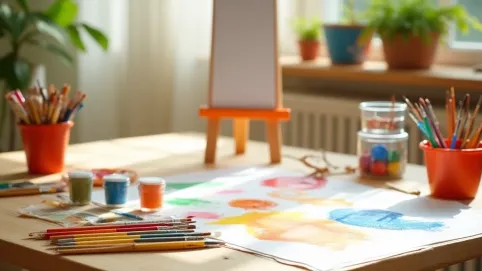 Zestaw DO MALOWANIA dla dzieci że Sztaluga