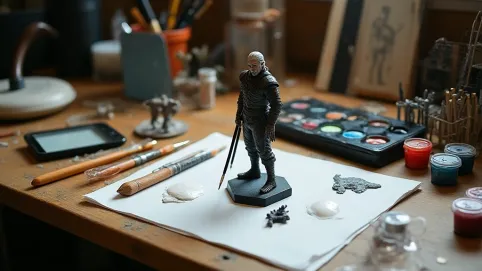 Zestaw do malowania figurek Wiedźmin