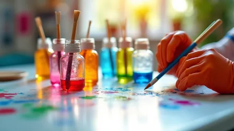 Zestaw do malowania na szkle dla dzieci