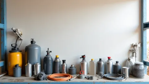 Zestaw do malowania natryskowego ścian