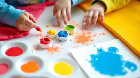 Zestaw do malowania palcami dla dzieci