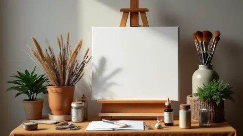 Zestaw do malowania ze sztaluga