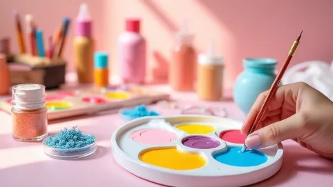 Zestaw kosmetyków do malowania dla dziewczynki