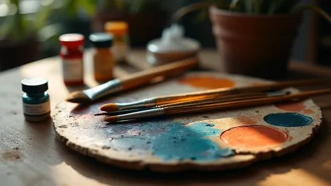 Zestaw pędzli do malowania