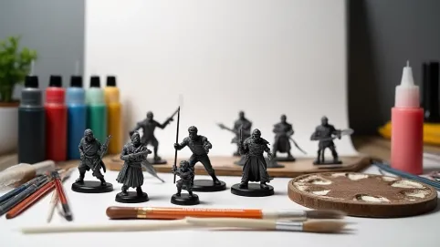 Zestaw startowy do malowania figurek