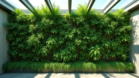 Zielona ściana jak zrobić