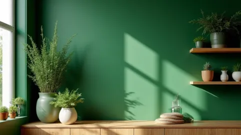 Zielone ściany jakie dodatki