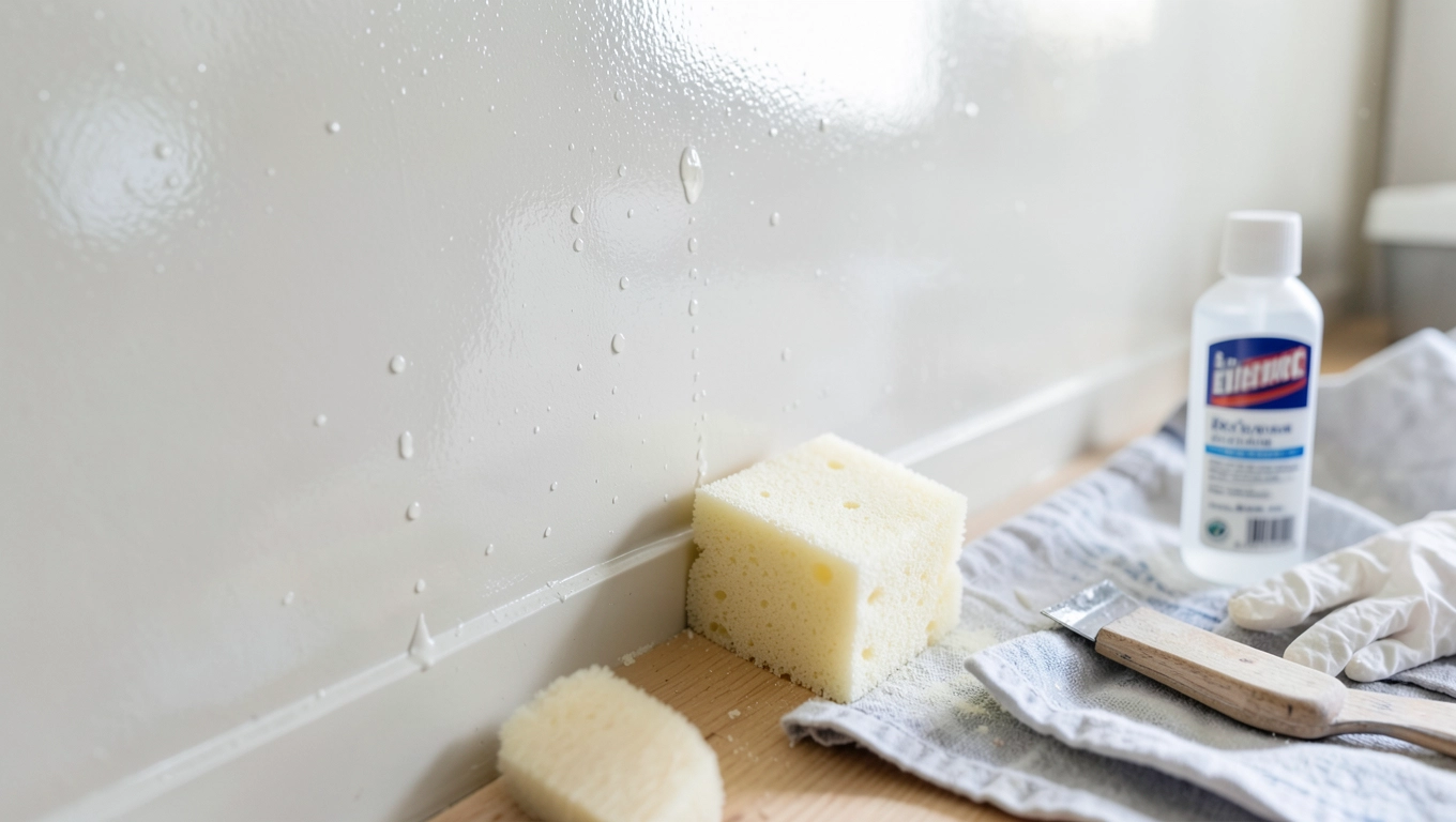 Sposoby usunięcia szkliwa z pomalowanej ściany