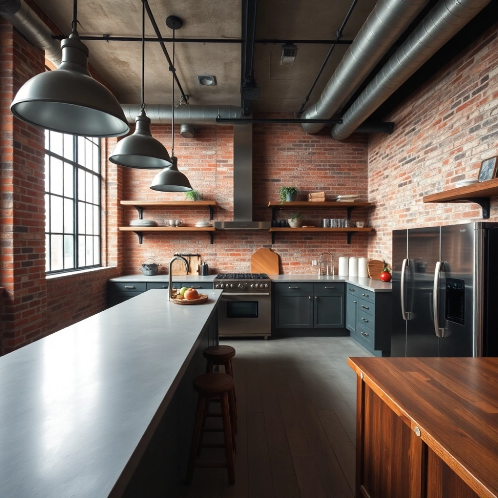 Styl Industrialny Kuchnia